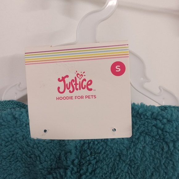 Puppy Dog Hoody  Jacket with Treats pocket  Justic Sports  Teal GreenNEW - Picture 2 of 5